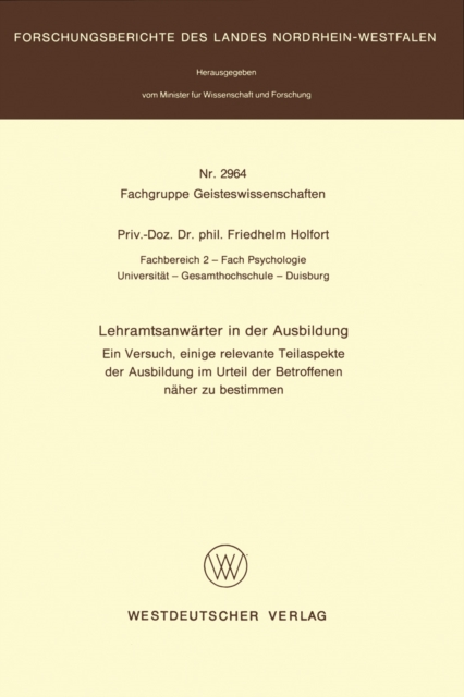 Lehramtsanwärter in der Ausbildung