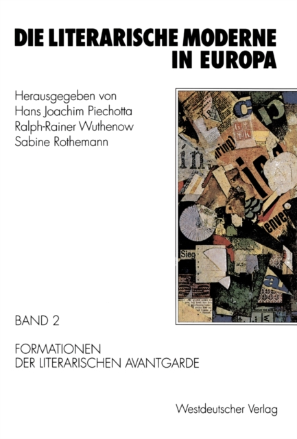 Die literarische Moderne in Europa