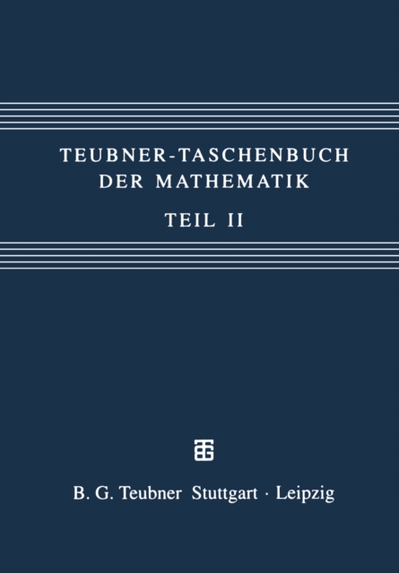 Teubner-Taschenbuch der Mathematik