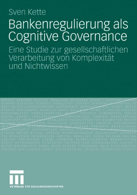 Bankenregulierung als Cognitive Governance