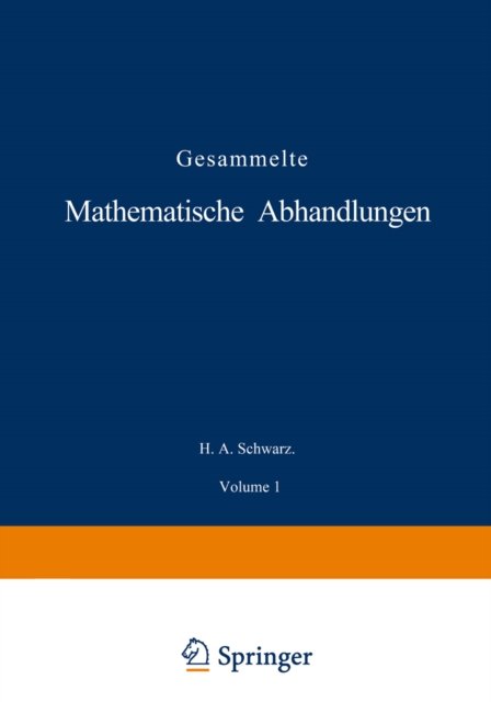Gesammelte Mathematische Abhandlungen