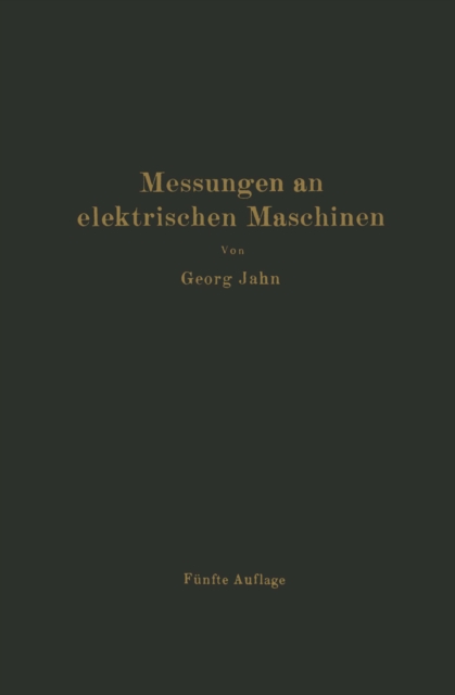 Messungen an elektrischen Maschinen