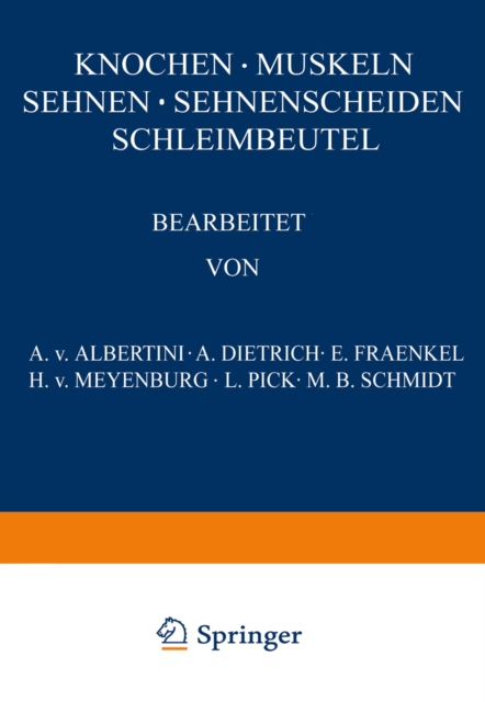 Knochen · Muskeln Sehnen · Sehnenscheiden Schleimbeutel