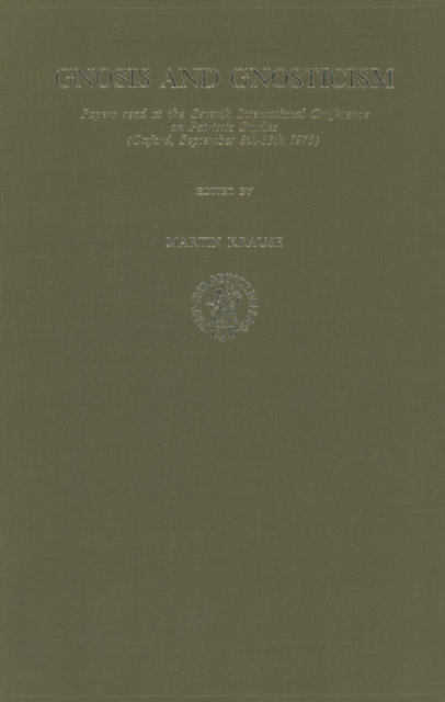 Gnosis and Gnosticism