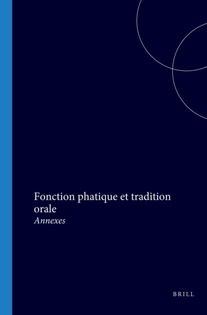 Fonction phatique et tradition orale