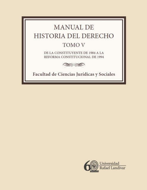 Manual de historia del derecho. Tomo V