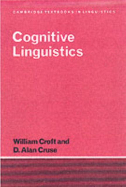 Cognitive Linguistics