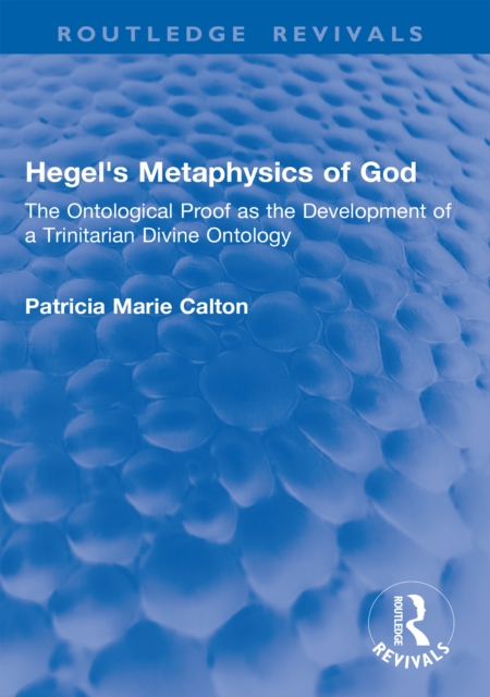 Hegel's Metaphysics of God