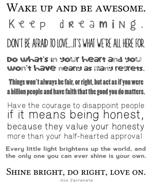 Wake Up and Be Awesome.