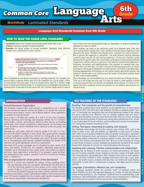 Ccss: Math & Language Arts - 1Stgrade