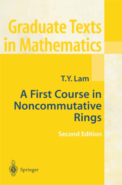 First Course in Noncommutative Rings