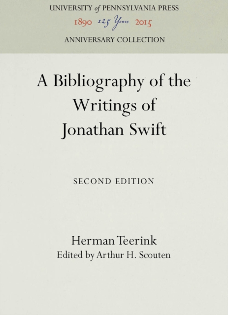 Bibliography of the Writings of Jonathan Swift
