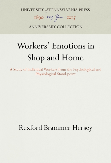 Workers' Emotions in Shop and Home