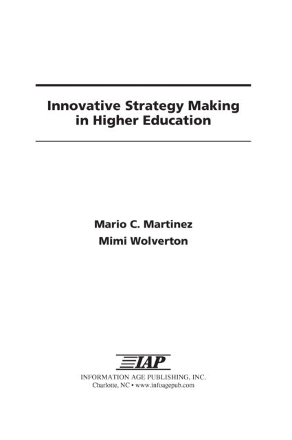 Innovative Strategy Making in Higher Education