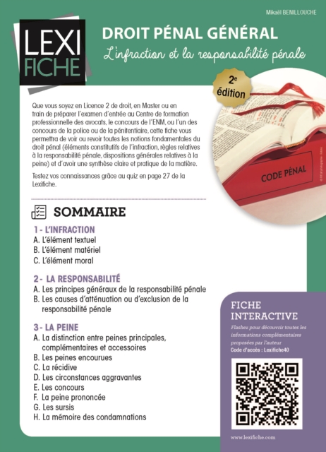 Droit pénal général (2ème édition)