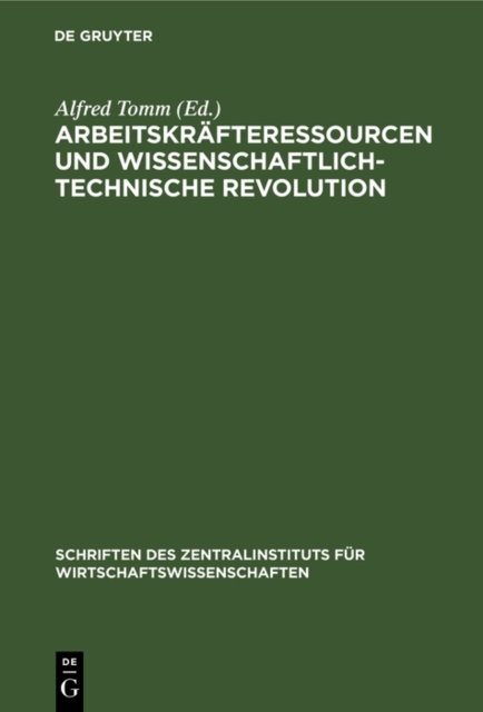 Arbeitskrafteressourcen und wissenschaftlich-technische Revolution