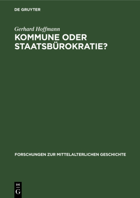 Kommune oder Staatsburokratie?