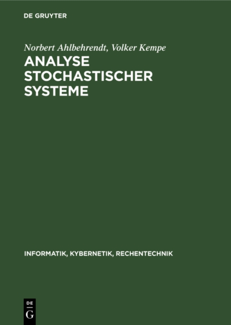Analyse stochastischer Systeme