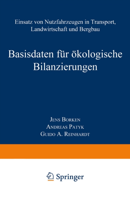 Basisdaten für ökologische Bilanzierungen