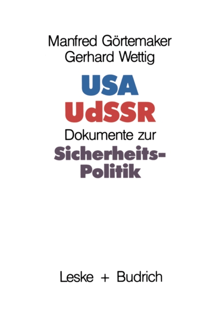 USA — UdSSR