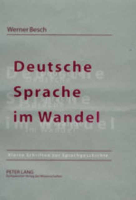Deutsche Sprache im Wandel