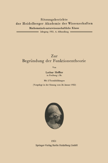 Zur Begründung der Funktionentheorie