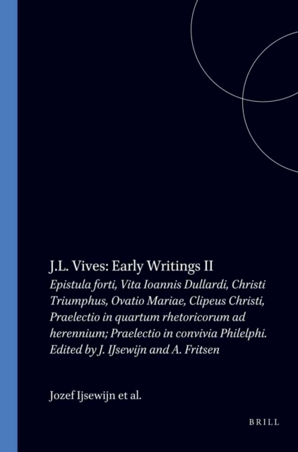 J.L. Vives: Early Writings II