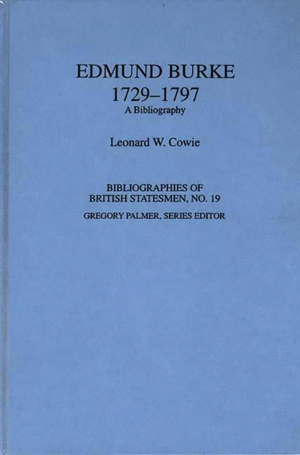 Edmund Burke, 1729-1797