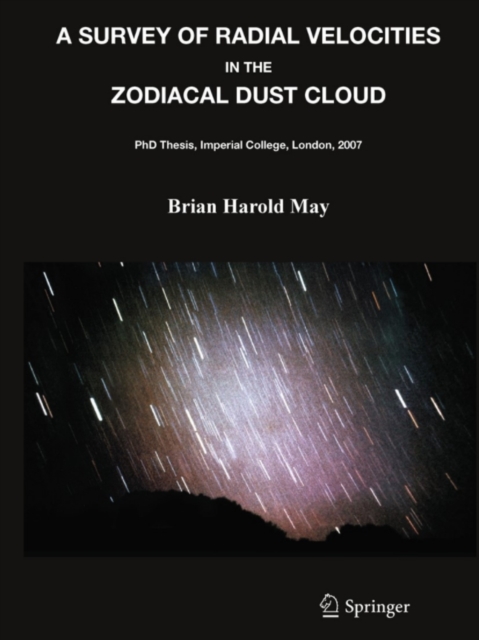 Survey of Radial Velocities in the Zodiacal Dust Cloud