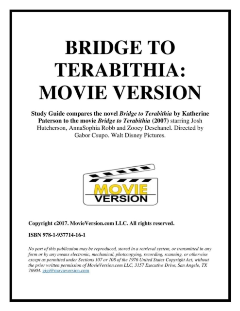 Study Guide to Bridge to Terabithia: Movie Version
