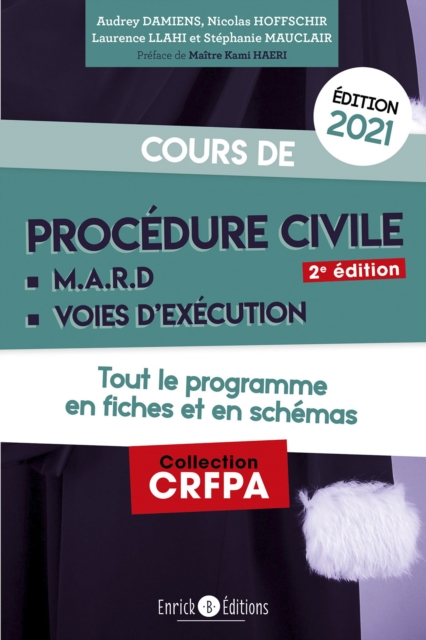 Cours de procédure civile et modes alternatifs de règlement des différends 2021