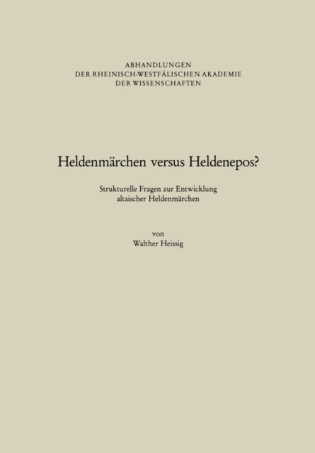 Heldenmärchen versus Heldenepos?