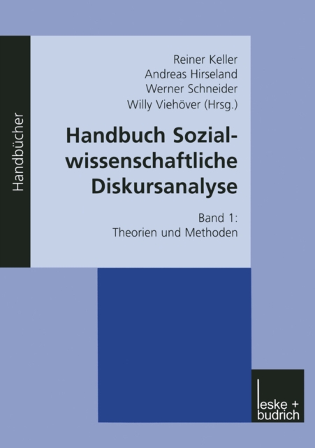 Handbuch Sozialwissenschaftliche Diskursanalyse