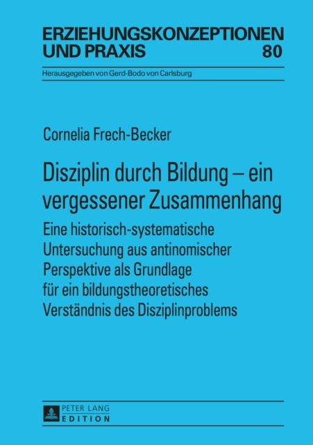 Disziplin durch Bildung – ein vergessener Zusammenhang