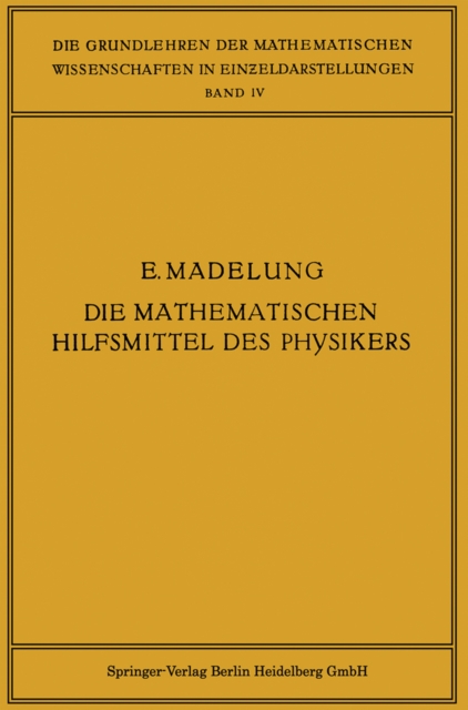 Die mathematischen Hilfsmittel des Physikers