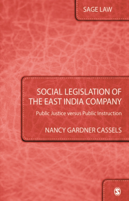 Social Legislation of the East India Company