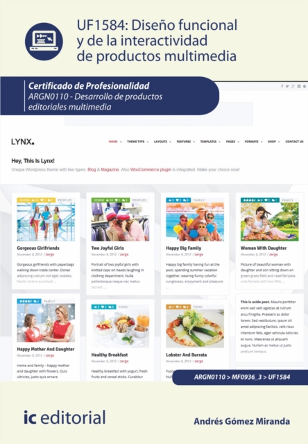 Diseno funcional y de la interactividad de productos multimedia. ARGN0110