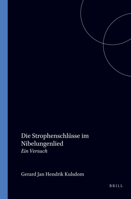Die Strophenschlusse im Nibelungenlied