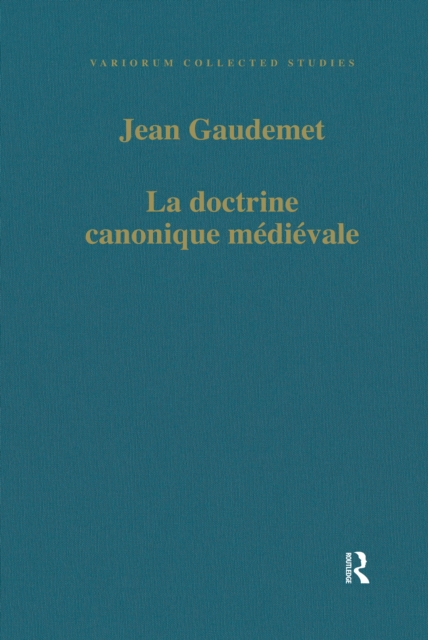 La doctrine canonique medieval