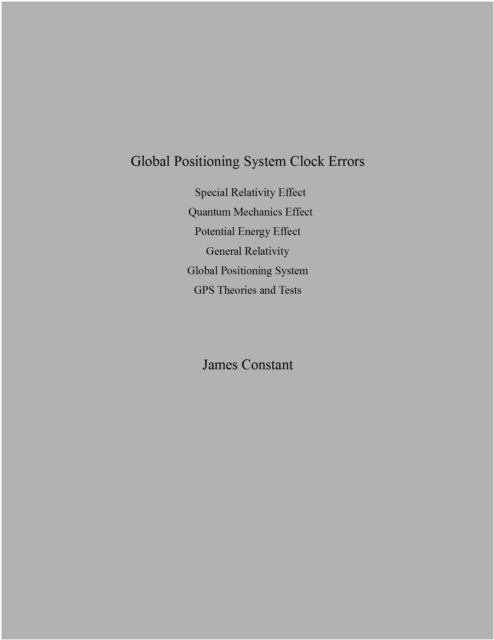 Global Positioning System Clock Errors