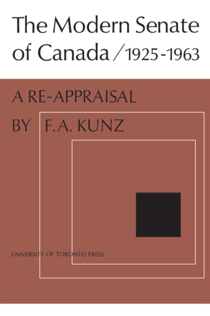 Modern Senate of Canada 1925-1963