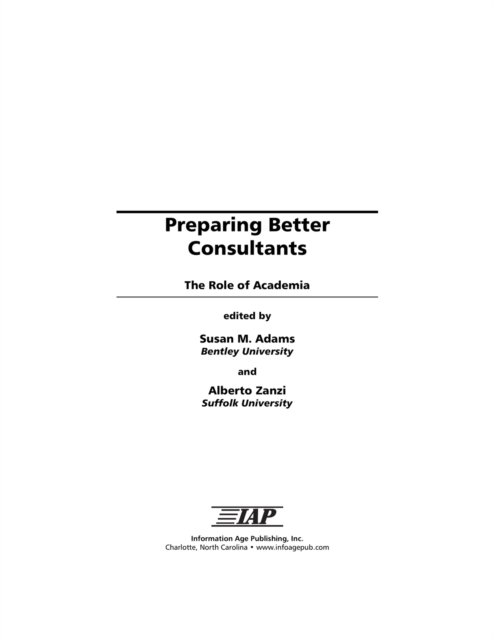 Preparing Better Consultants