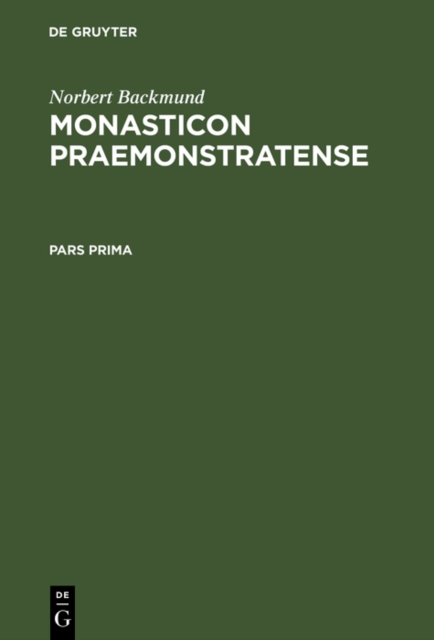 Monasticon Praemonstratense
