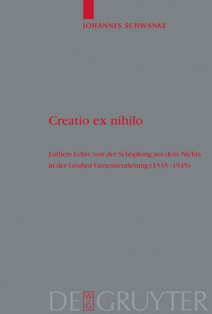 Creatio ex nihilo