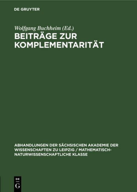 Beitrage zur Komplementaritat