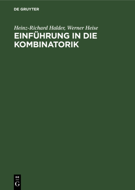 Einfuhrung in die Kombinatorik