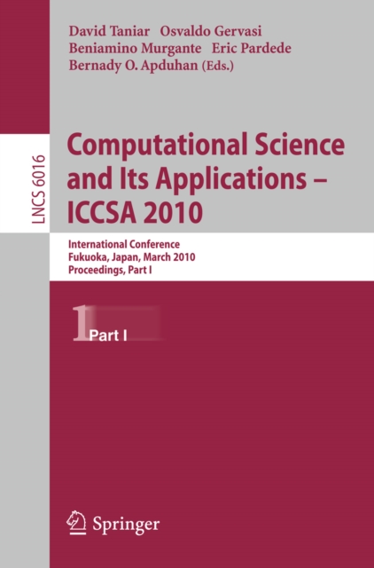 Computational Science and Its Applications - ICCSA 2010