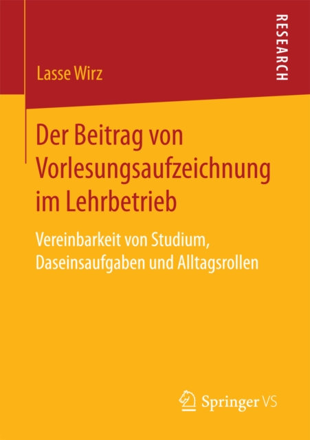 Der Beitrag von Vorlesungsaufzeichnung im Lehrbetrieb