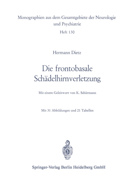 Die frontobasale Schädelhirnverletzung