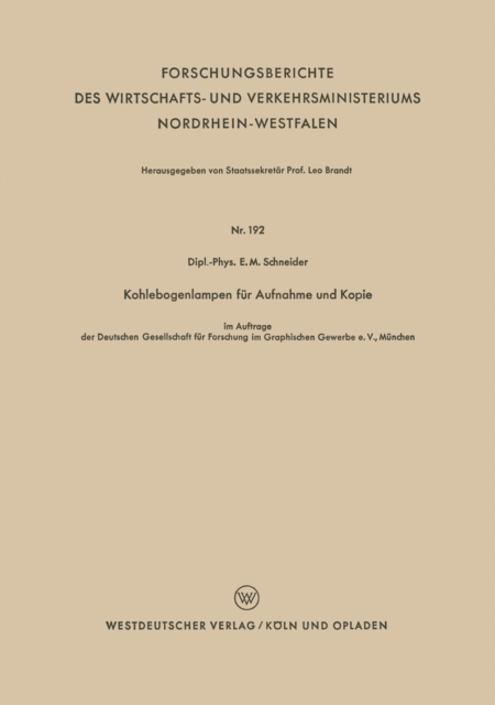Kohlebogenlampen für Aufnahme und Kopie